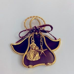 Stain glass angel sun catcher